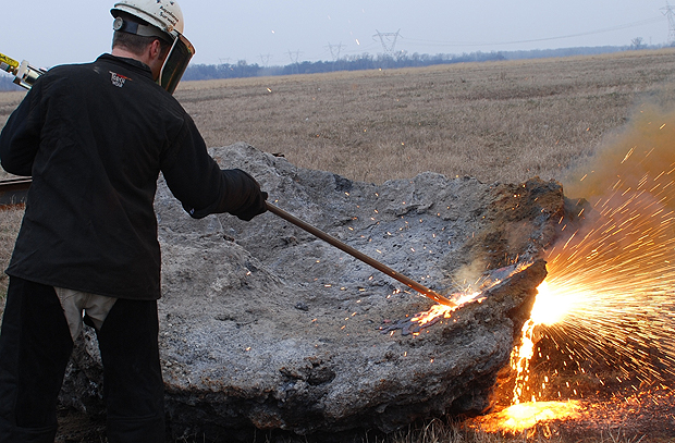 Burning / Thermal Lance Application