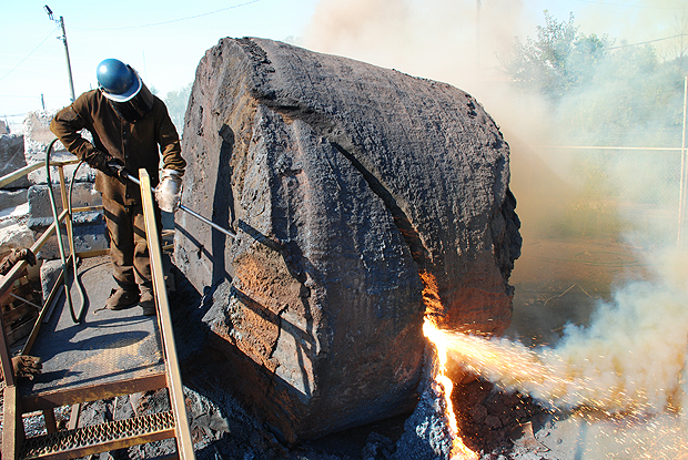 Burning / Thermal Lance Application